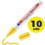 Edding Marcador Permanente 750 Amarillo (Set de 10)
